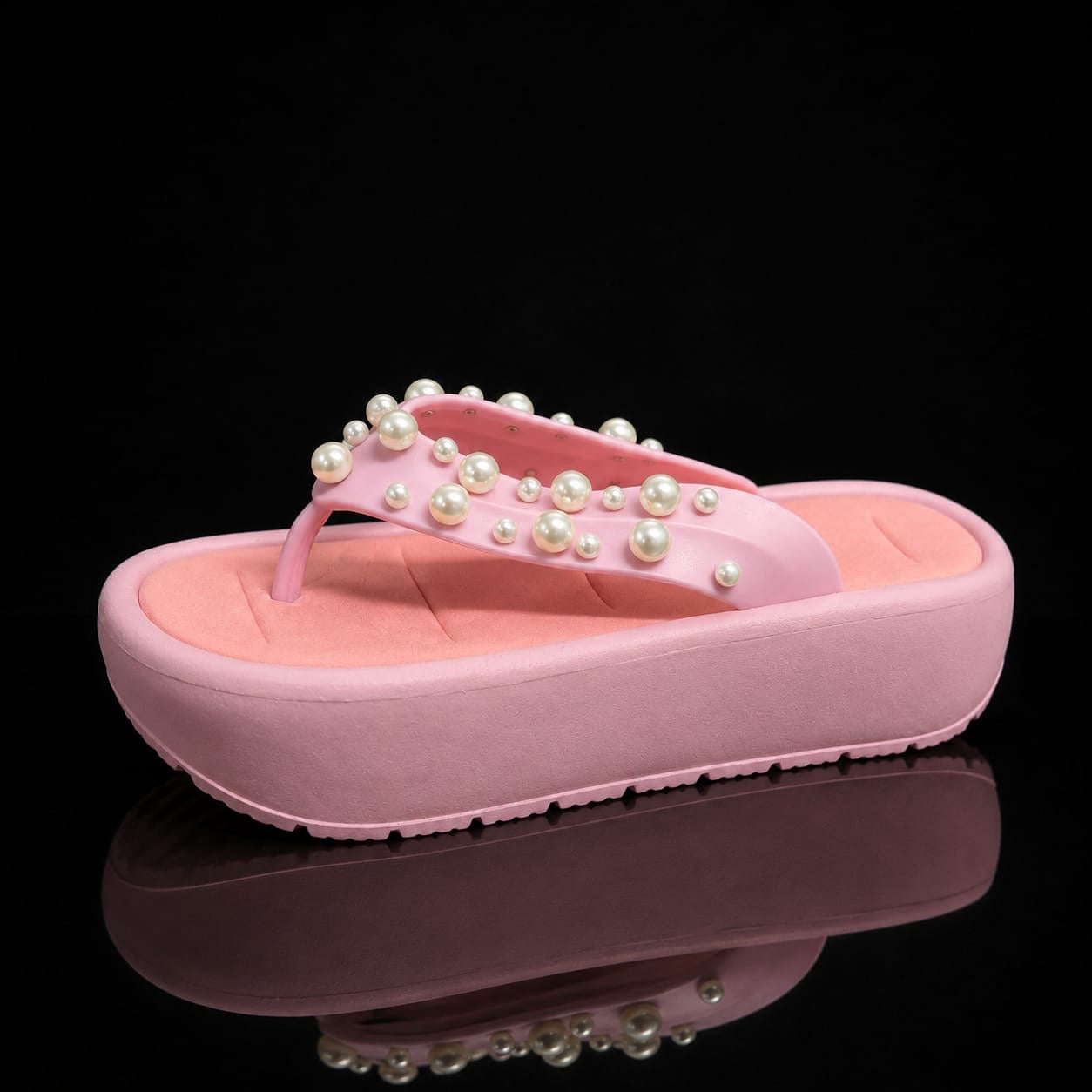 Claquettes silicone, perla 020